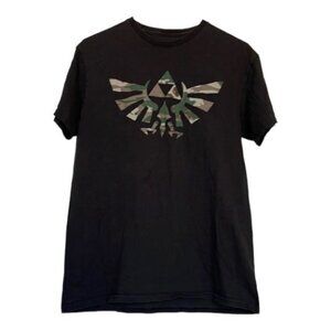 Vintage Legend of Zelda Crest Mens Graphic Shirt Size Medium EUC #4151